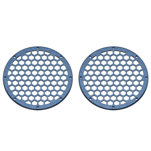 Advanblack x XBS Color Matched HEX 8'' Speaker Grills-Cosmic Blue Pearl