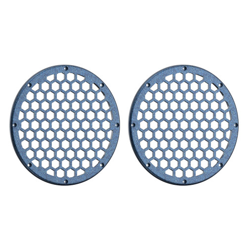 Advanblack x XBS Color Matched HEX 8'' Speaker Grills-Cosmic Blue Pearl