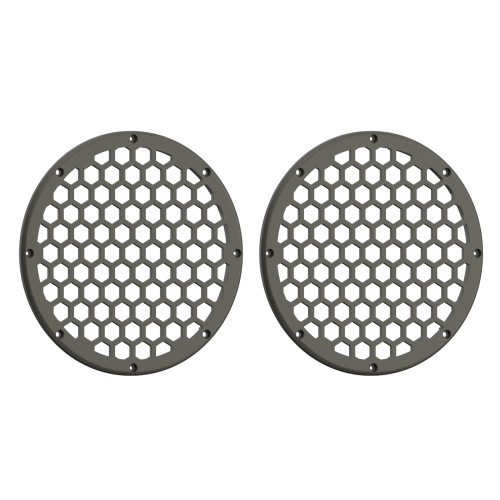 Advanblack x XBS Color Matched HEX 8'' Speaker Grills-Industrial Gray Denim