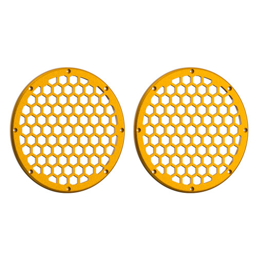 Advanblack x XBS Color Matched HEX 8'' Speaker Grills-Prospect Gold
