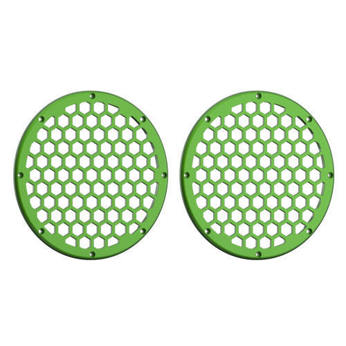Advanblack x XBS Color Matched HEX 8'' Speaker Grills-Radioactive Green