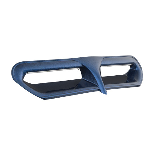 Big Blue Pearl Batwing LED Vent Trim Insert For 14-Up Harley Street/ Electra Glide, Ultra & Tri-Glide