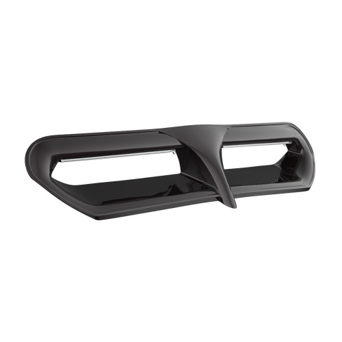 Blackened Cayenne Batwing LED Vent Trim Insert For 14-Up Harley Street/ Electra Glide, Ultra & Tri-Glide