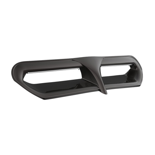 Black Jack Metallic Batwing LED Vent Trim Insert For 14-Up Harley Street/ Electra Glide, Ultra & Tri-Glide