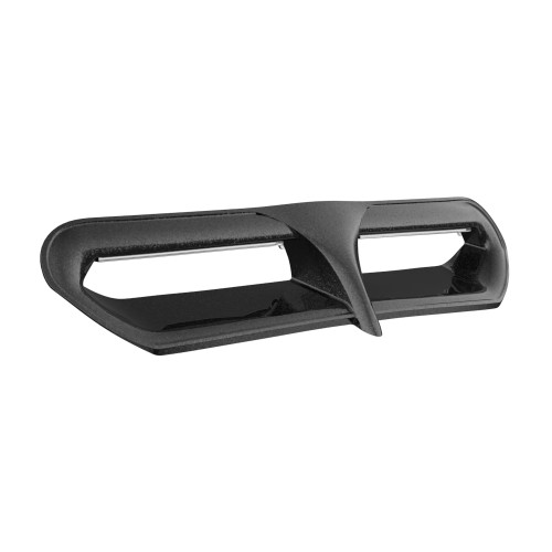 Black Quartz Batwing LED Vent Trim Insert For 14-Up Harley Street/ Electra Glide, Ultra & Tri-Glide