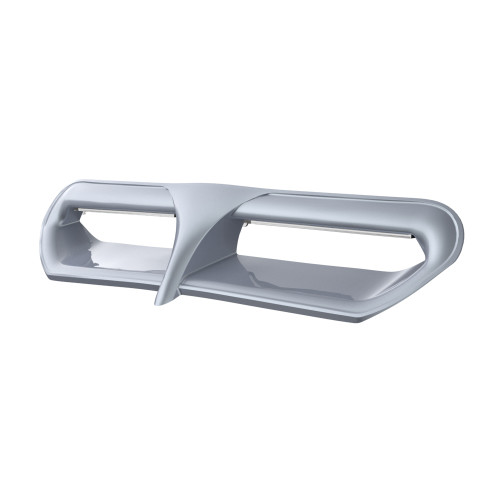 Brilliant Silver Batwing LED Vent Trim Insert For 14-Up Harley Street/ Electra Glide, Ultra & Tri-Glide