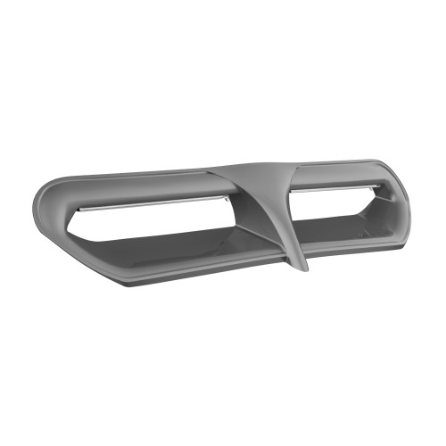 Charcoal Pearl Batwing LED Vent Trim Insert For 14-Up Harley Street/ Electra Glide, Ultra & Tri-Glide