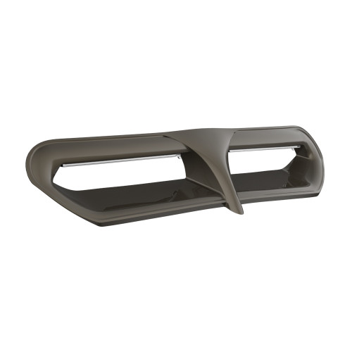 Dark Alloy Batwing LED Vent Trim Insert For 14-Up Harley Street/ Electra Glide, Ultra & Tri-Glide