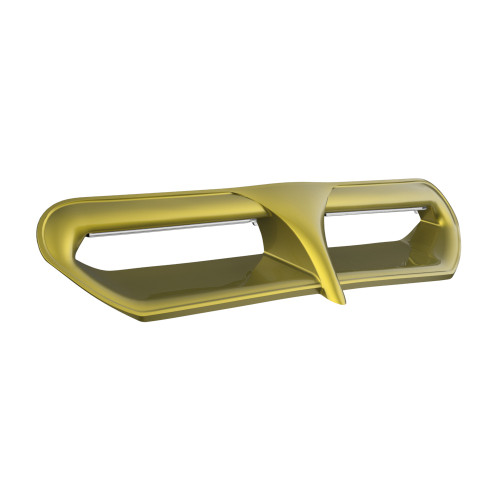 Eagle Eye Yellow Batwing LED Vent Trim Insert For 14-Up Harley Street/ Electra Glide, Ultra & Tri-Glide