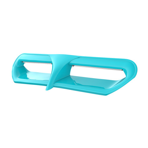 Frosted Teal Batwing LED Vent Trim Insert For 14-Up Harley Street/ Electra Glide, Ultra & Tri-Glide