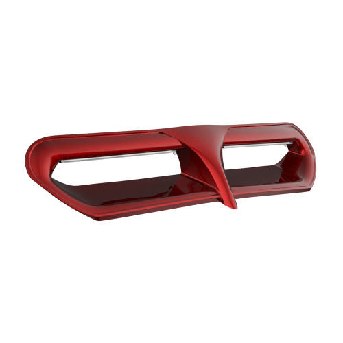Heirloom Red Fade Batwing LED Vent Trim Insert For 14-Up Harley Street/ Electra Glide, Ultra & Tri-Glide