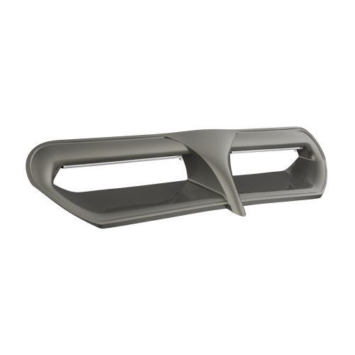 Industrial Gray Batwing LED Vent Trim Insert For 14-Up Harley Street/ Electra Glide, Ultra & Tri-Glide