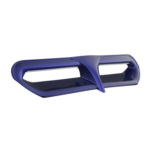 Zephyr Blue Batwing LED Vent Trim Insert For 14-Up Harley Street/ Electra Glide, Ultra & Tri-Glide