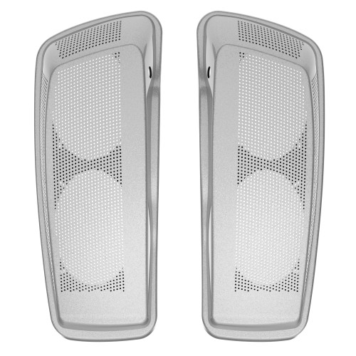 Advanblack Dual 6x9 Speaker Lids Cover for Harley 2014+ Harley Davidson Touring-Hard Candy Shattered Flake