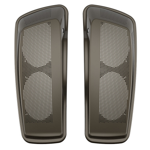 Advanblack River Rock Gray Dual 6x9 Speaker Lids for 2014+ Harley Davidson Touring