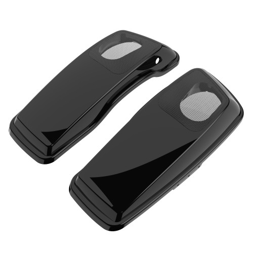 Advanblack Unpainted Waterproof 6x9 Saddlebag Speaker Lids Cover for Harley Davidson Touring 2014+