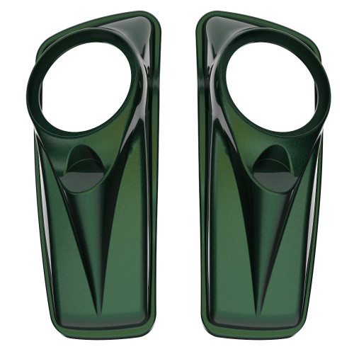 Advanblack Hard Candy Chameleon  8'' Saddlebag Speaker Lids Cover for Harley Davidson Touring 2014+