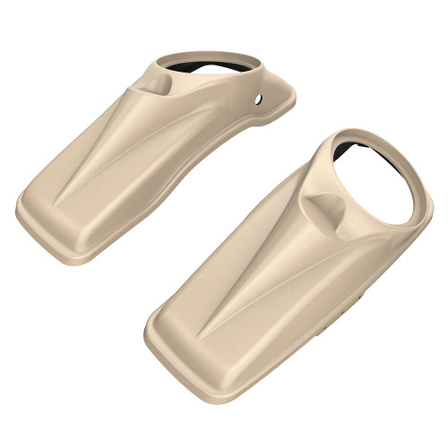 Advanblack Sand Camo Denim 8'' Saddlebag Speaker Lids Cover for Harley Davidson Touring 2014+