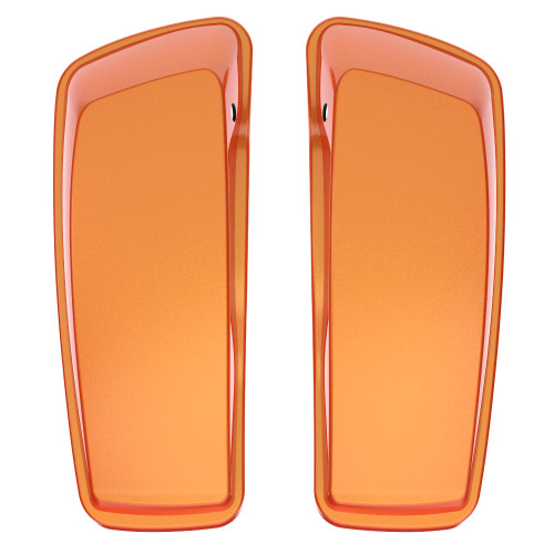 Advanblack Saddlebag Lids Cover for Harley Davidson FLH FLHTC Road Electra Glide-Tequila Sunrise