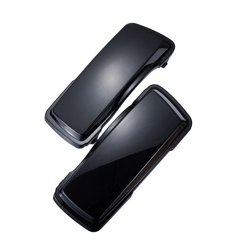 Advanblack Unpainted Saddlebag Lids Cover for Harley Davidson FLH FLHTC Road Electra Glide