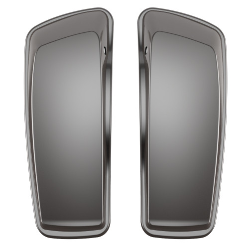 Advanblack Billet Silver Standard Normal Stretched Saddlebag Lids for Harley Davidson Touring 2014+