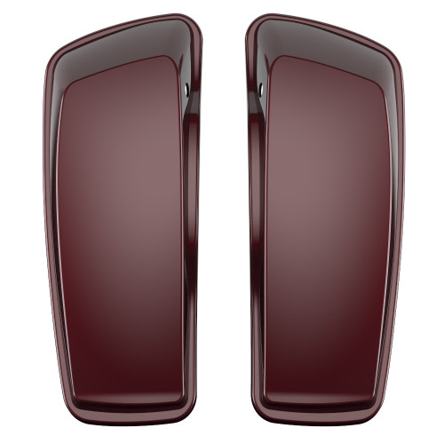 Crimson Red Sunglo Standard Normal Stretched Saddlebag Lids for Harley Davidson Touring 2014