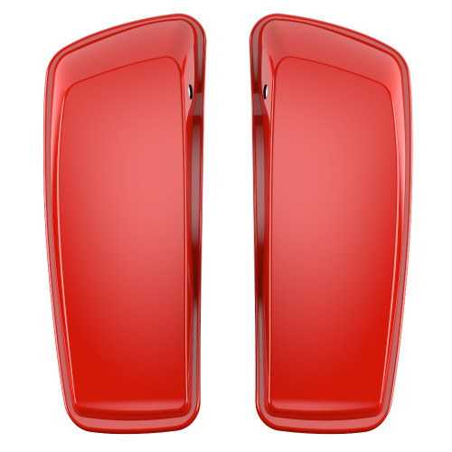 Advanblack Performance Orange Standard Normal Stretched Saddlebag Lids for Harley Davidson Touring 2014+