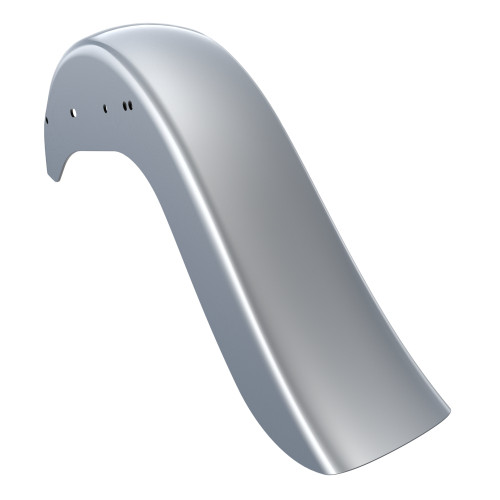 Atlas Silver Metallic Cholo Vicla Chicano Style Rear Fender For Harley Softail 2000-2017