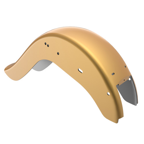 Black Hills Gold Cholo Vicla Chicano Style Rear Fender For Harley Softail 2000-2017