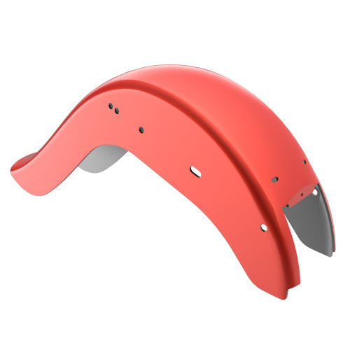Candy Orange Cholo Vicla Chicano Style Rear Fender For Harley Softail 2000-2017