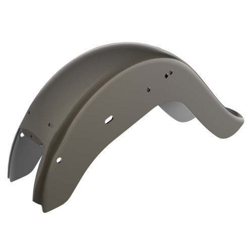 Dark Alloy Cholo Vicla Chicano Style Rear Fender For Harley Softail 2000-2017