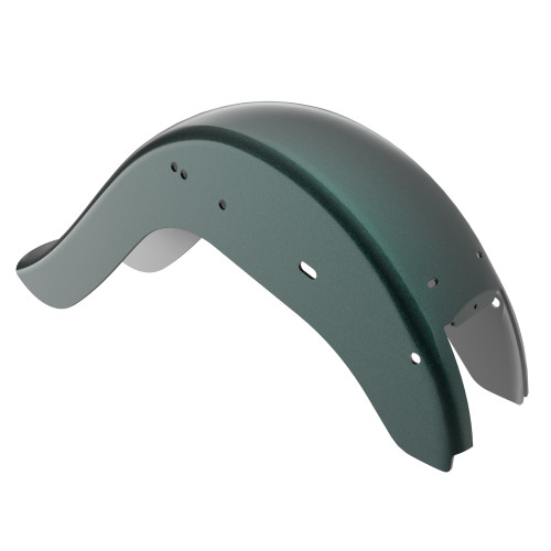Deep Jade Pearl Cholo Vicla Chicano Style Rear Fender For Harley Softail 2000-2017