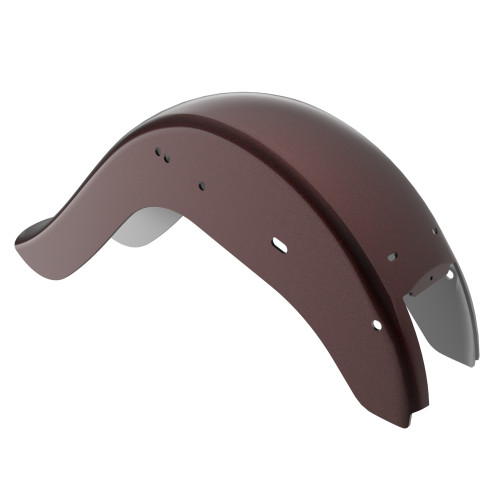 Merlot Sunglo Cholo Vicla Chicano Style Rear Fender For Harley Softail 2000-2017