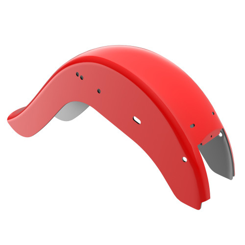 Scarlet Red Cholo Vicla Chicano Style Rear Fender For Harley Softail 2000-2017