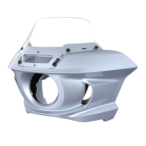 Atlas Silver Metallic Low Rider ST Style Front fairings Clear Windshield