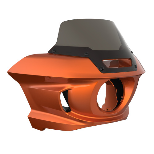 Amber Whisky Low Rider ST Style Front fairings Smoke Windshield