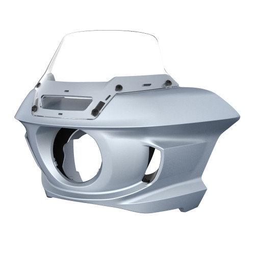 Barracuda Silver Denim Low Rider ST Style Front fairings Clear Windshield