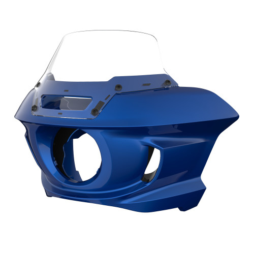 Bright Billiard Blue Low Rider ST Style Front fairings Clear Windshield