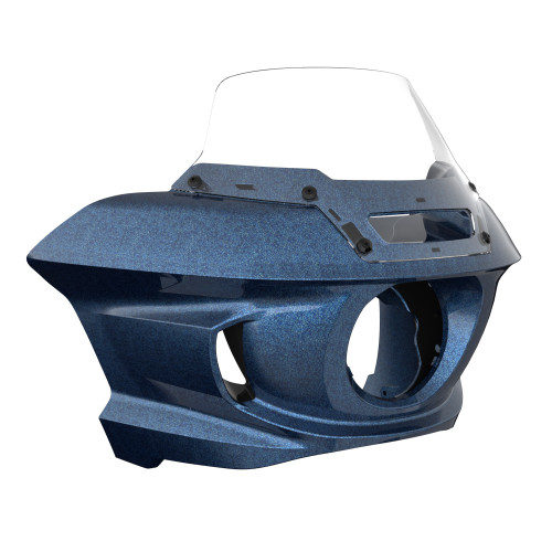 Cosmic Blue Pearl Low Rider ST Style Front fairings Clear Windshield