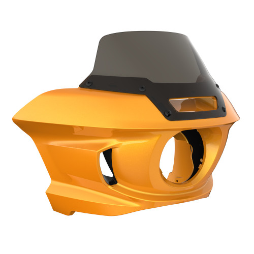 Chrome Yellow Pearl Low Rider ST Style Front fairings Smoke Windshield