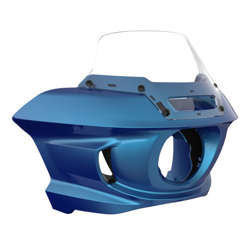 Daytona Blue Low Rider ST Style Front fairings Clear Windshield