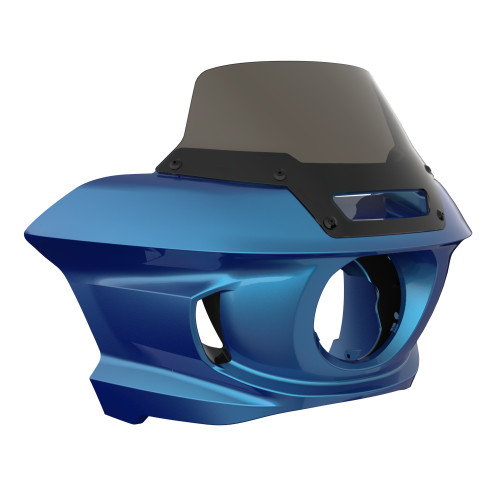 Daytona Blue Low Rider ST Style Front fairings Smoke Windshield