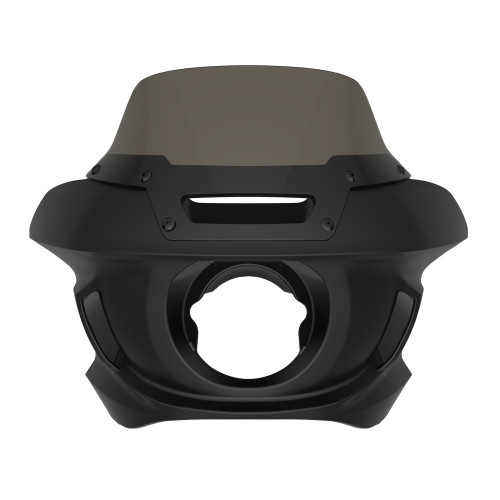 Denim Black Black Low Rider ST Style Front fairings SmoKe Windshield