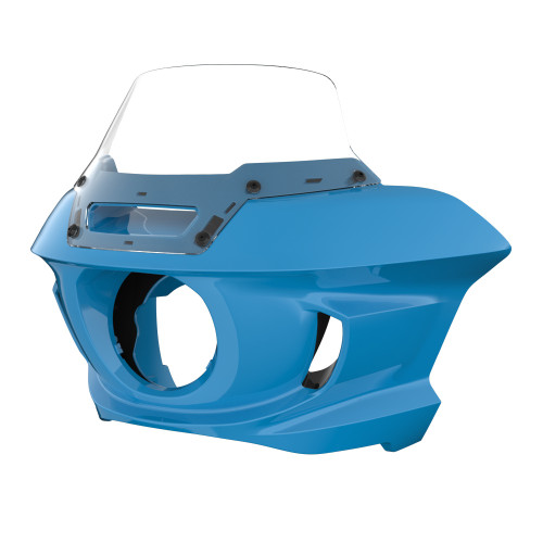 Fastback Blue Low Rider ST Style Front fairings Clear Windshield