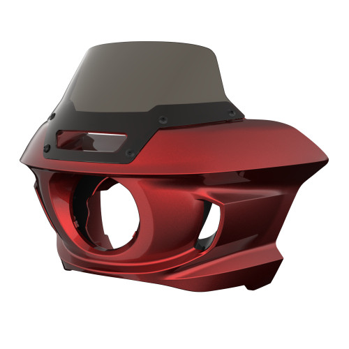 Hard Candy Hot Rod Red Flake Low Rider ST Style Front fairings Smoke Windshield