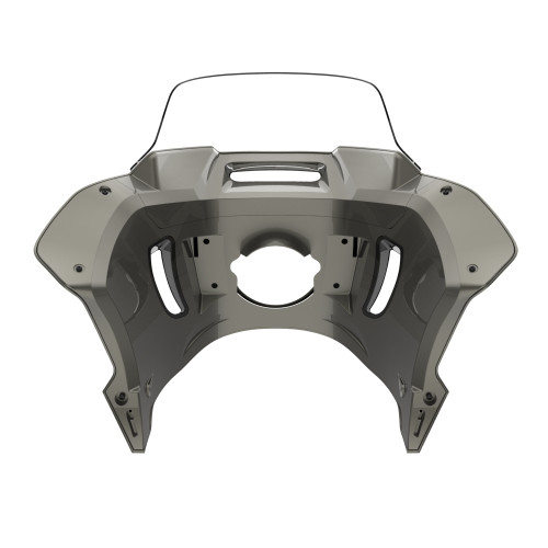 Industrial Gray Low Rider ST Style Front fairings Clear Windshield