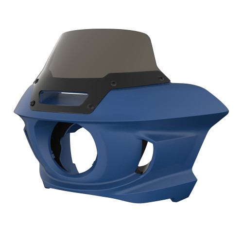 Legend Blue Denim Low Rider ST Style Front fairings Smoke Windshield