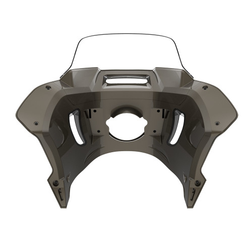 River Rock Gray Low Rider ST Style Front fairings Clear Windshield