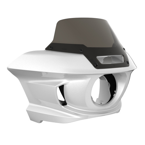 White Hot Pearl Low Rider ST Style Front fairings Smoke Windshield