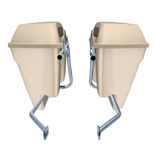 Sand Camo Denim Stretched Saddlebag Conversion Kit w/ Latch Hardware for '84-'17 Softail